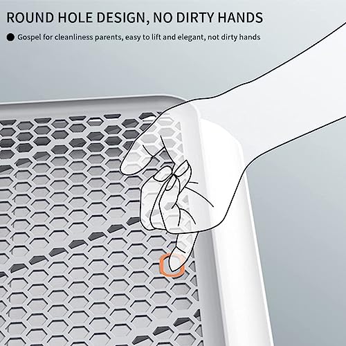 Qpets® Indoor Dog Potty Training Tray Mesh Puppy Toilet Non-Slip Reusable Easy Clean Pet Pee Poop for Small Medium Dogs 65x50cm 2 PCS Qpets® Indoor Dog Potty Training Tray Mesh Puppy Toilet Non-Slip Reusable Easy Clean Pet Pee Poop for Small Medium Dogs 65x50cm 2 PCS